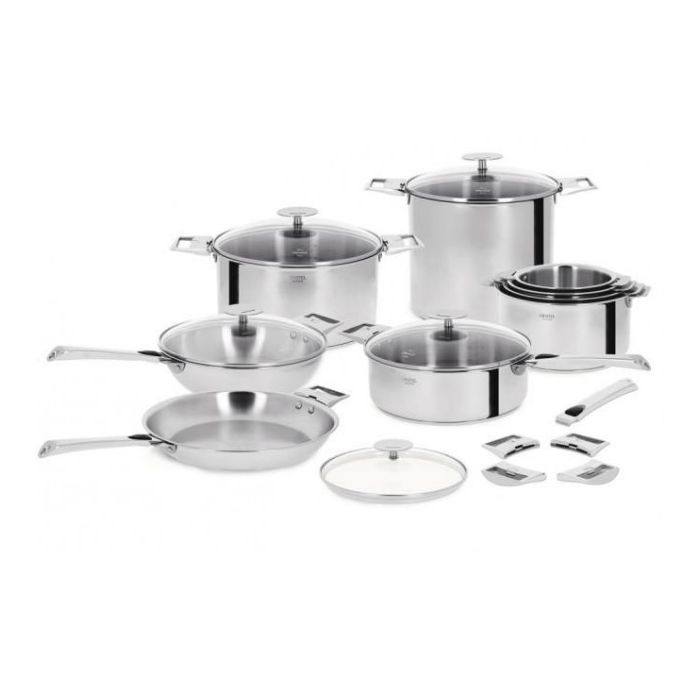 Faitout Mutine Ø 24 cm Mutine Amovible Inox Cristel Appareil des Chefs