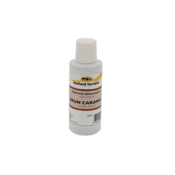 Colorant alimentaire Marron Brun Caramel E102/E129/E151 Liquide 100ml Colorant  Alimentaire Liquide Hydrosoluble, Cuisineaddict.