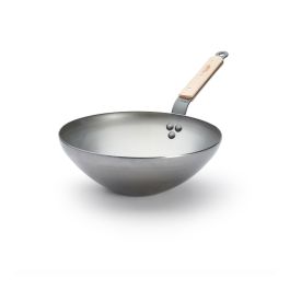 Wok à Queue Ø 28-32 Cm - Mineral B BOIS - De Buyer - Appareil Des Chefs